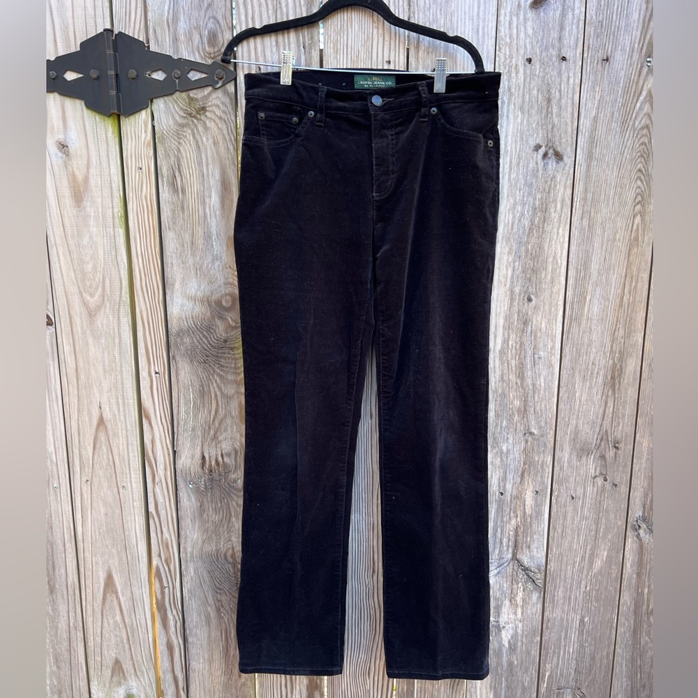 Lauren Jeans Co Ralph Lauren Black Corduroys Women’s 10